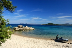 Natural beaches on Sardinia